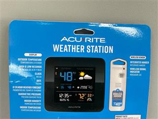 AcuRite - Digital Weather Forecaster Indoor/Outdoor Temperature and Humidity